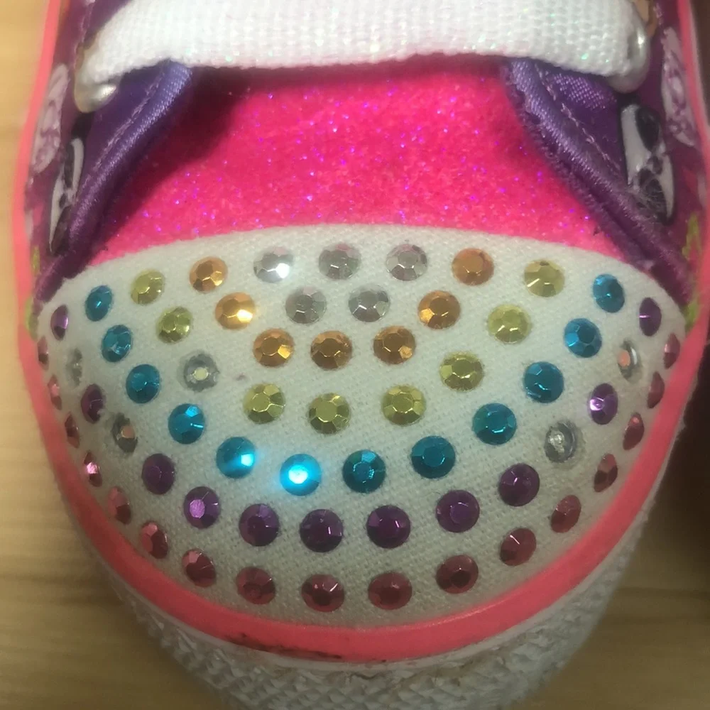 Skechers Twinkle Toes‎ Light Up Hi Top Sneakers